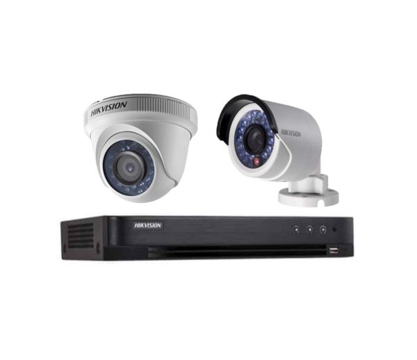 BỘ HIKVISION 2 CAMERA 2/0MP FHD, H.265+, 500GB