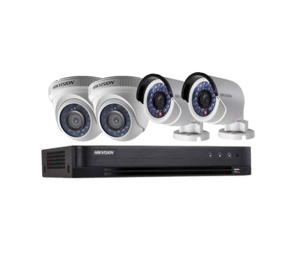 BỘ HIKVISION 4 CAMERA 1.0MP HD, H.264+, 1000GB