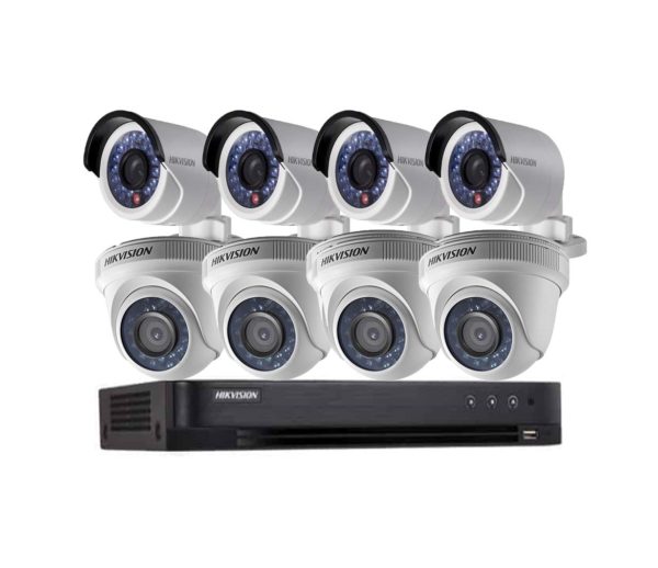 BỘ HIKVISION 8 CAMERA 1.0MP HD , 2000GB, H.264+