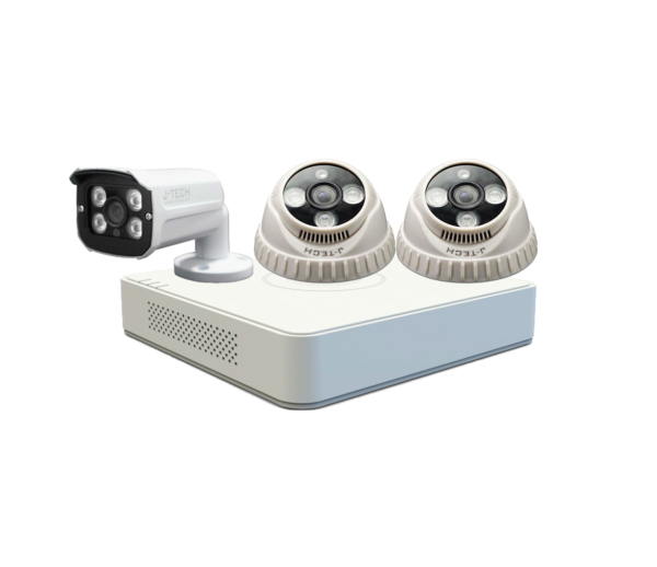 BỘ 03 CAMERA IPC J-TECH 3.0MP MIC, H.265+ FULL COLOR