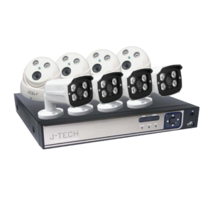 BỘ 08 CAMERA IPC J-TECH 3.0MP MIC H.265+ FULL COLOR