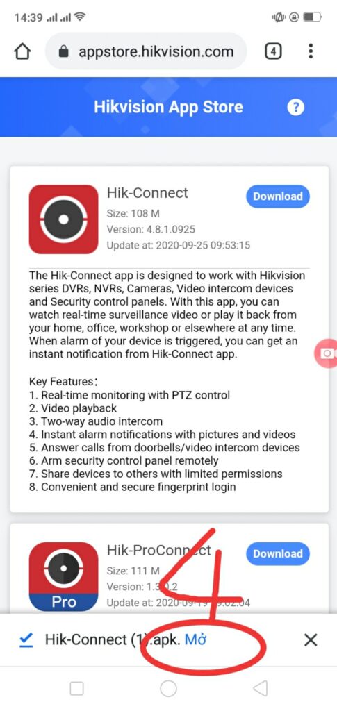 huong dan cai dat hik connect tren dien thoai androi 05
