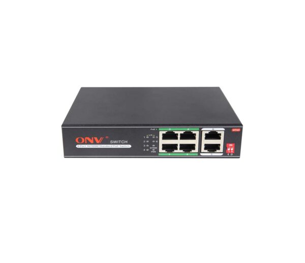SWITCH POE ONV-H1064PL 6 PORT 10/100 UPTO 250M