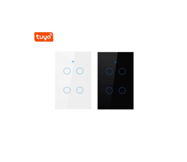 CÔNG TẮC WIFI TUYA 3 NÚT CHỮ NHẬT MẶT KÍNH KHÔNG VIỀN - Hình ảnh 2