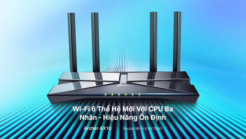 Bộ phát wifi TPLINK Archer AX10 WIFI 6