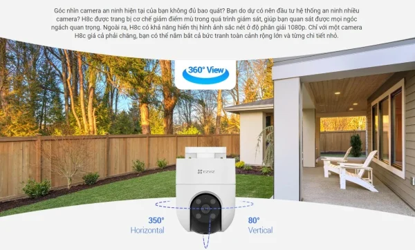 CAMERA WIFI EZVIZ H8C 2K - CS-H8C-R100-1J4WKFL - Hình ảnh 5
