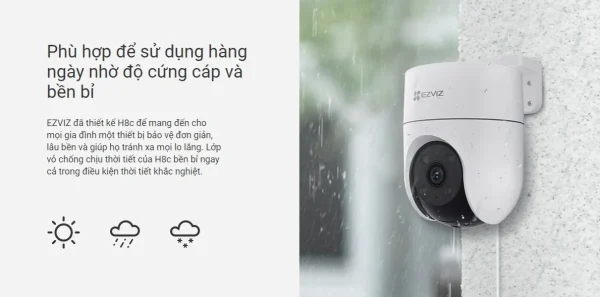 CAMERA WIFI EZVIZ H8C 2K - CS-H8C-R100-1J4WKFL - Hình ảnh 3