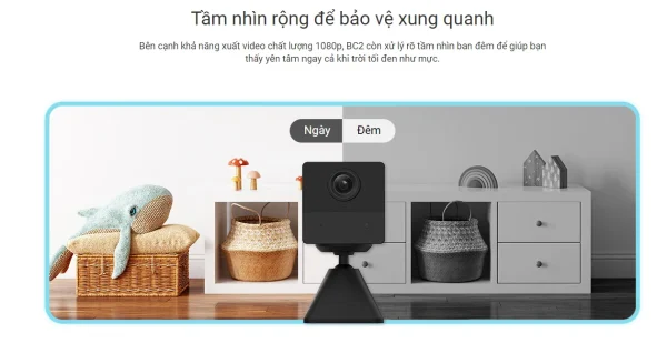 CAMERA WIFI DÙNG PIN EZVIZ BC2 - CS-BC2-A0-2C2WPFB - Hình ảnh 4