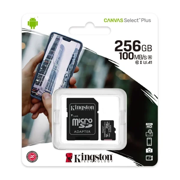 THẺ NHỚ KINGSTON 256GB CANVAS CHÍNH HÃNG - Hình ảnh 4