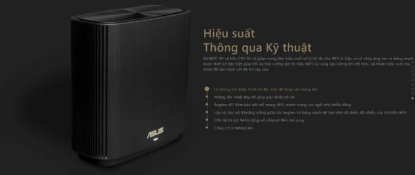 ASUS ZenWiFi AX XT8 - ZenWiFi ROUTER XT8 - MESH WIFI 6 - Hình ảnh 3