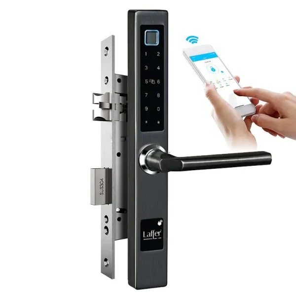 Khoá vân tay Laffer Xf18 cho cửa nhôm - Hình ảnh 2