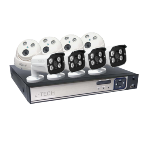 BỘ 08 CAMERA IPC J-TECH 3.0MP MIC H.265+ FULL COLOR