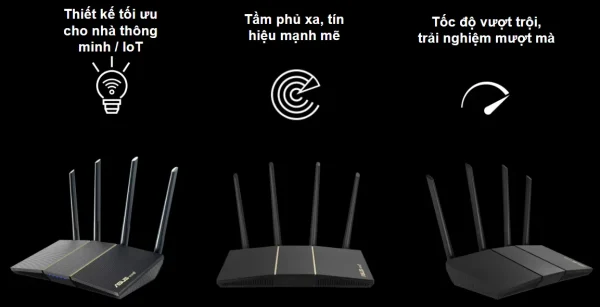 GAMING ROUTER WIFI ASUS RT-AX3000 WIFI 6 MESH - Hình ảnh 5