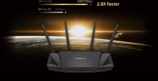 GAMING ROUTER WIFI ASUS RT-AX3000 WIFI 6 MESH - Hình ảnh 3