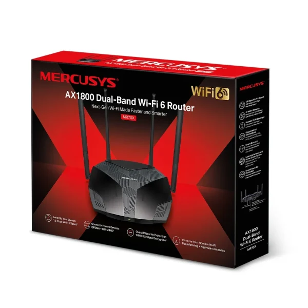 ROUTER WIFI MERCUSYS MR70X WIFI 6 - WIFI MESH - Hình ảnh 5