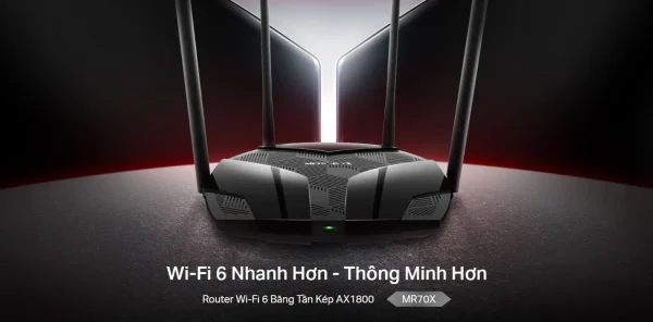 ROUTER WIFI MERCUSYS MR70X WIFI 6 - WIFI MESH - Hình ảnh 4