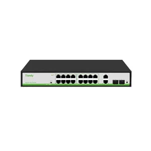 SWITCH TIANDY TC-P3S020 16 POE 2 UPLINK 2 SFP 1000Mbps