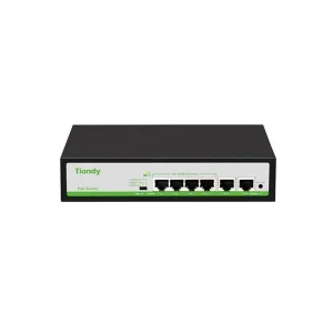 SWITCH TIANDY TC-P3S06 4 PORT POE 2 PORT UPLINK 100Mbps